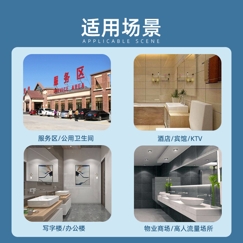 Dispensador de pañuelos de papel central de tres capas para hoteles, dispensador de rollos grandes para centros comerciales, dispensador de pañuelos de papel central para rollos grandes de papel higiénico.