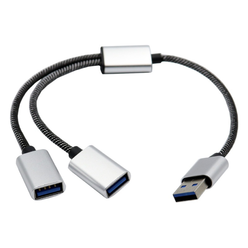 Computadora USB 2.0 concentrador usb2.0hub de dos puertos, uno para dos puertos, dos puertos USB, un punto, dos puntos, divisor USB