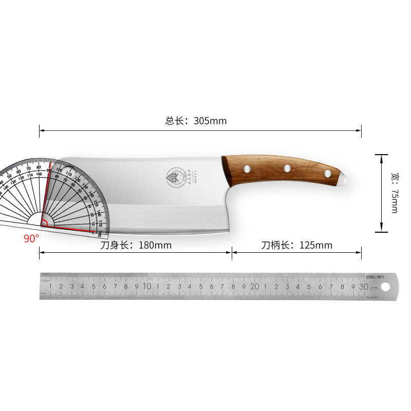 Cuchillo de cocina de acero inoxidable afilado cuchillo de cocina ligero super rápido cuchillo de cocina cuchillo de cocina doméstico cuchillo de cortador de carne
