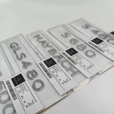 Car logo emblem sticker E/C-Class E300L/GLC/GLE/AMG/260L