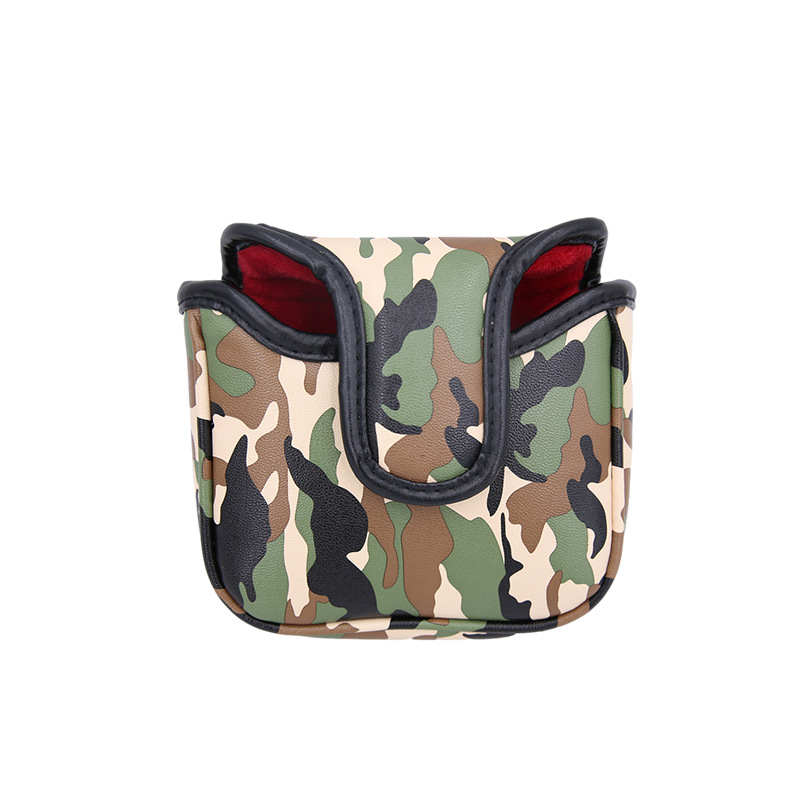 Nuevo camuflaje cubierta del Club de Golf cubierta protectora del putter cubierta de la tapa de los hombres y las mujeres resistente a los arañazos grueso paño de la Pu fábrica al por mayor