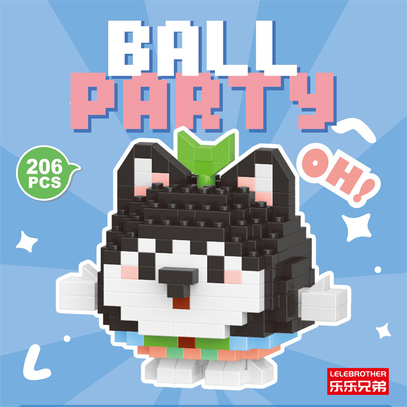 Venta al por mayor transfronteriza Lele Brothers ensamblado partículas pequeñas bloques de construcción de rompecabezas juguetes mini rompecabezas tridimensionales para niños micropartículas