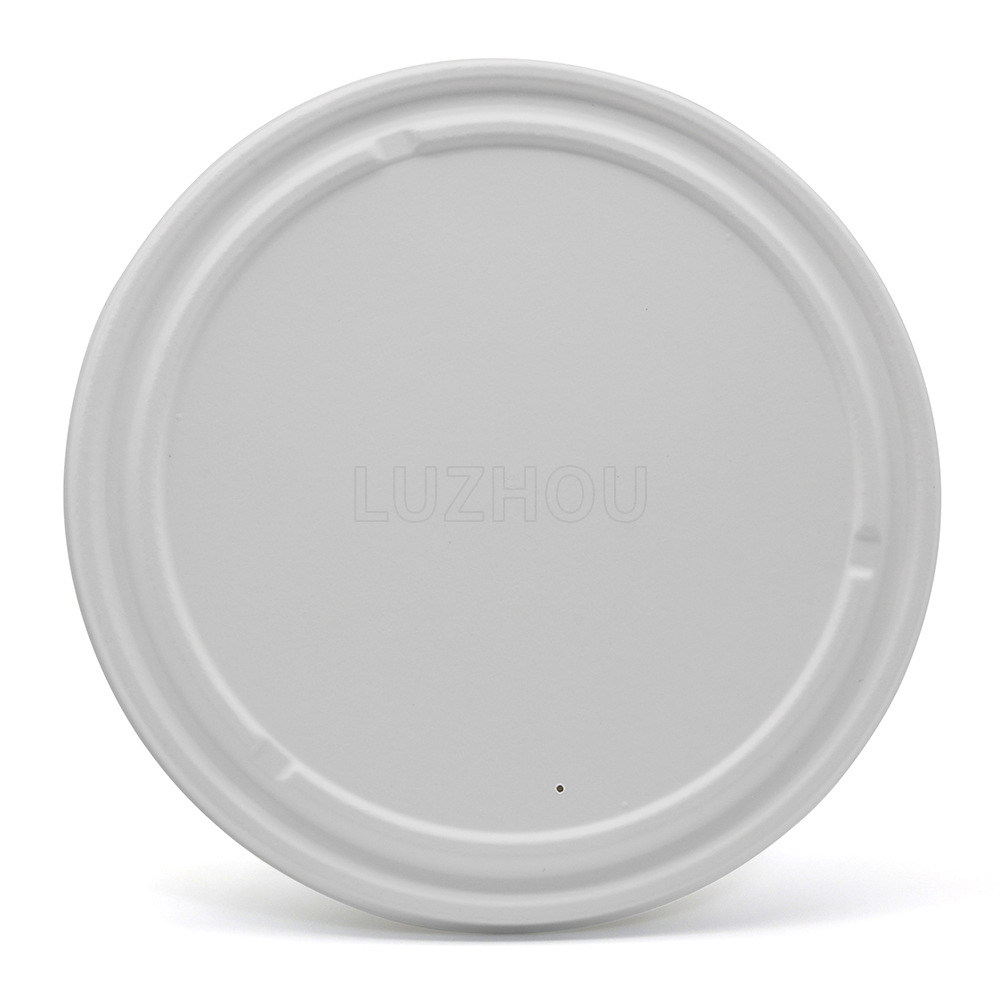 Shaogeng Oasis Pulpa de caña de azúcar vajilla de Protección Ambiental desechable 3000ml tazón de verduras en forma de diamante degradable compostable