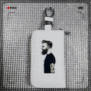 (동생) 스퀘어 화이트 키 백