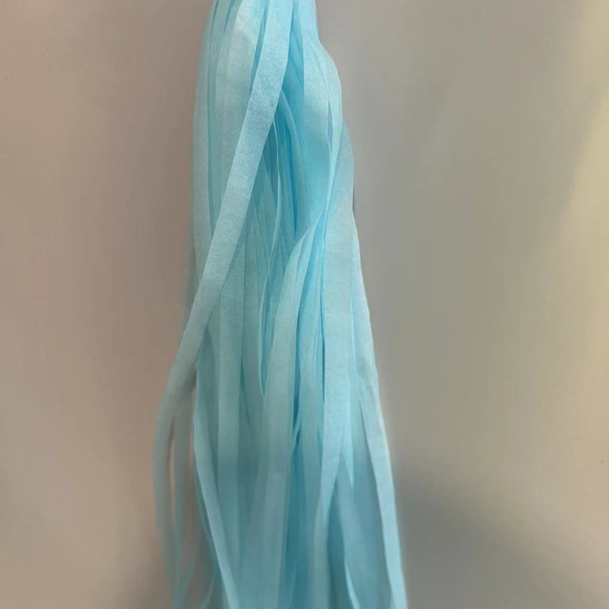 술 비 실크 커튼 25*35CM 라이트 블루