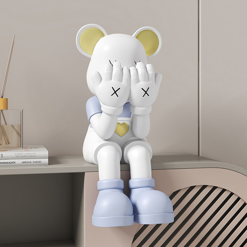 Violent bear large ornaments living room wine cabinet TV cabinet home accessories high-end porch home decoration decorations
