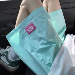 男女兼用ラベル付き速乾ショーツ、トレンドブランドアウタービーチパンツ、夏用薄手カップルルーズカジュアル5点パンツ
