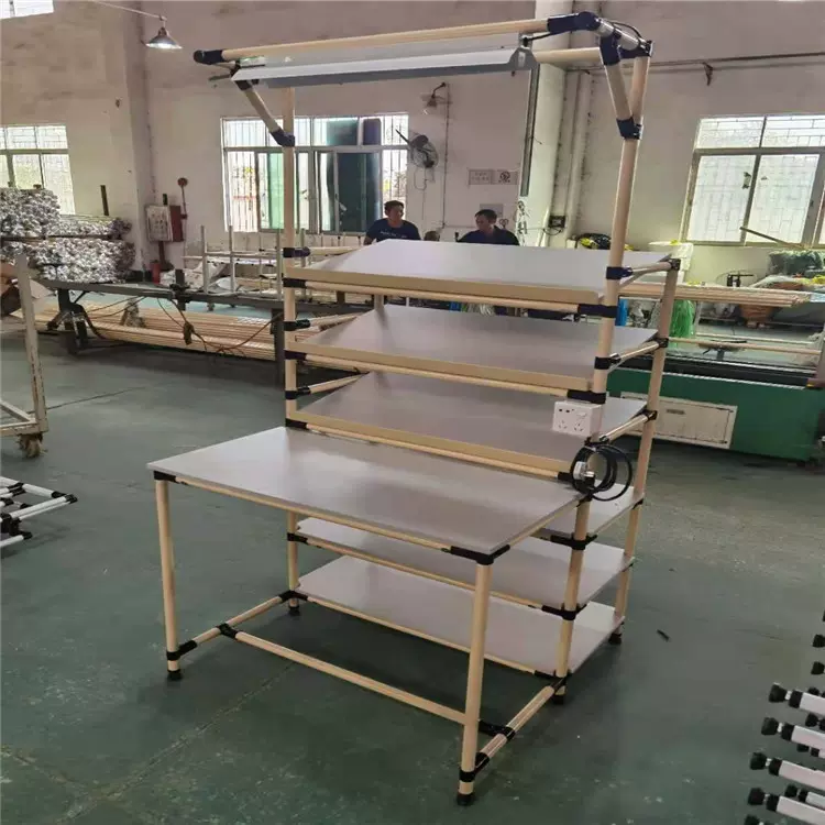 精益管物料盒放置架  零件工具装配架  生产线组装架 非标定制