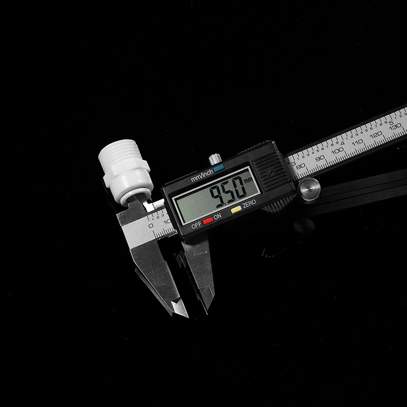 Recto a través del purificador de agua K1068 conector de la máquina de agua pura 4 puntos de giro del tornillo del diente exterior 3 puntos conector rápido accesorios universales consumibles