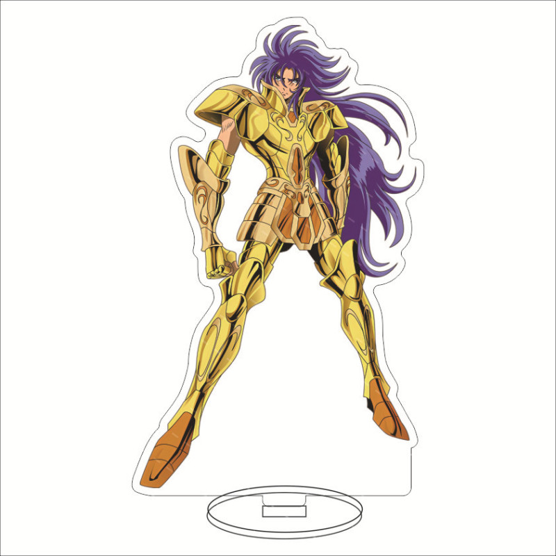 聖闘士星矢大立牌城戸沙織氷河紫龍瞬一輝童虎アクリル置物|undefined