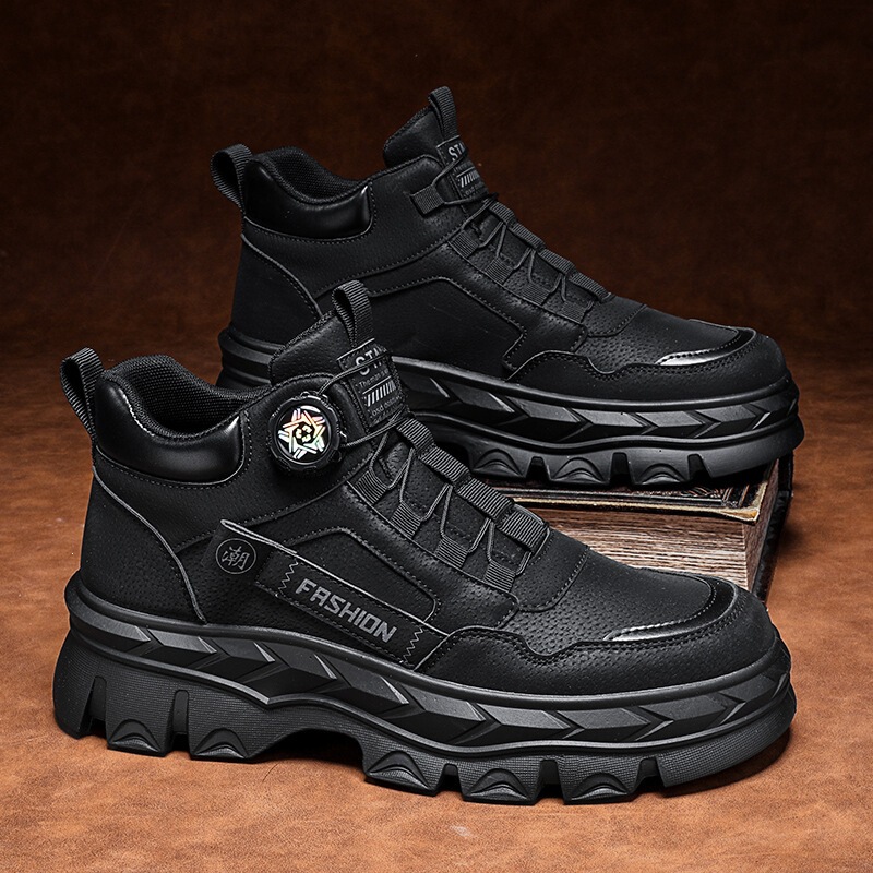 2026 Fall/Winter New Fashion Martin Boots, Thick-Soled Height-Increasing Non-Slip Shoes, Men's Trendy Outdoor Mid-High Top Men's Shoes 2026 Fall/Winter New Fashion Martin Boots, Thick-Soled Height-Increasing Non-Slip Shoes, Men's Trendy Outdoor Mid-High Top Men's Shoes