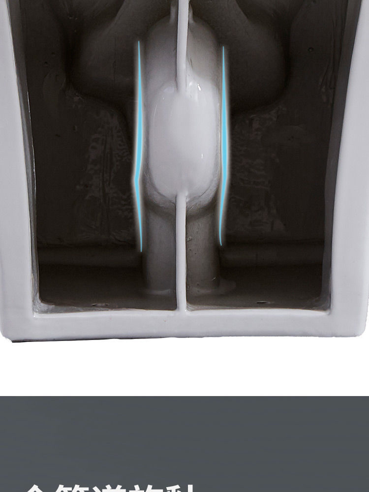 Ceramic silent siphonic super cool flush toilet for home bathrooms, water-saving direct flush toilet for small apartments undefined