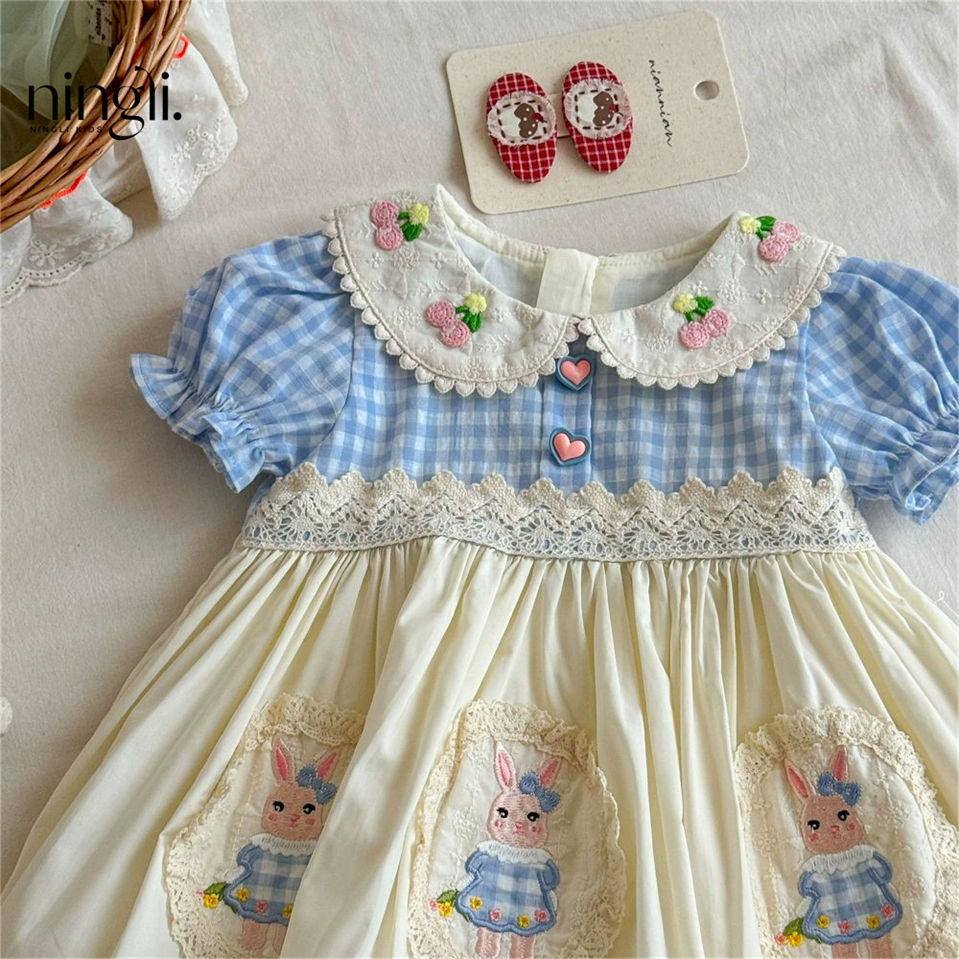 柠里 Маленький костюм принцессы, милое платье для девочки, стильLolita, западный стиль