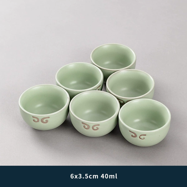 Ru kiln 6 cups of leaf leaves