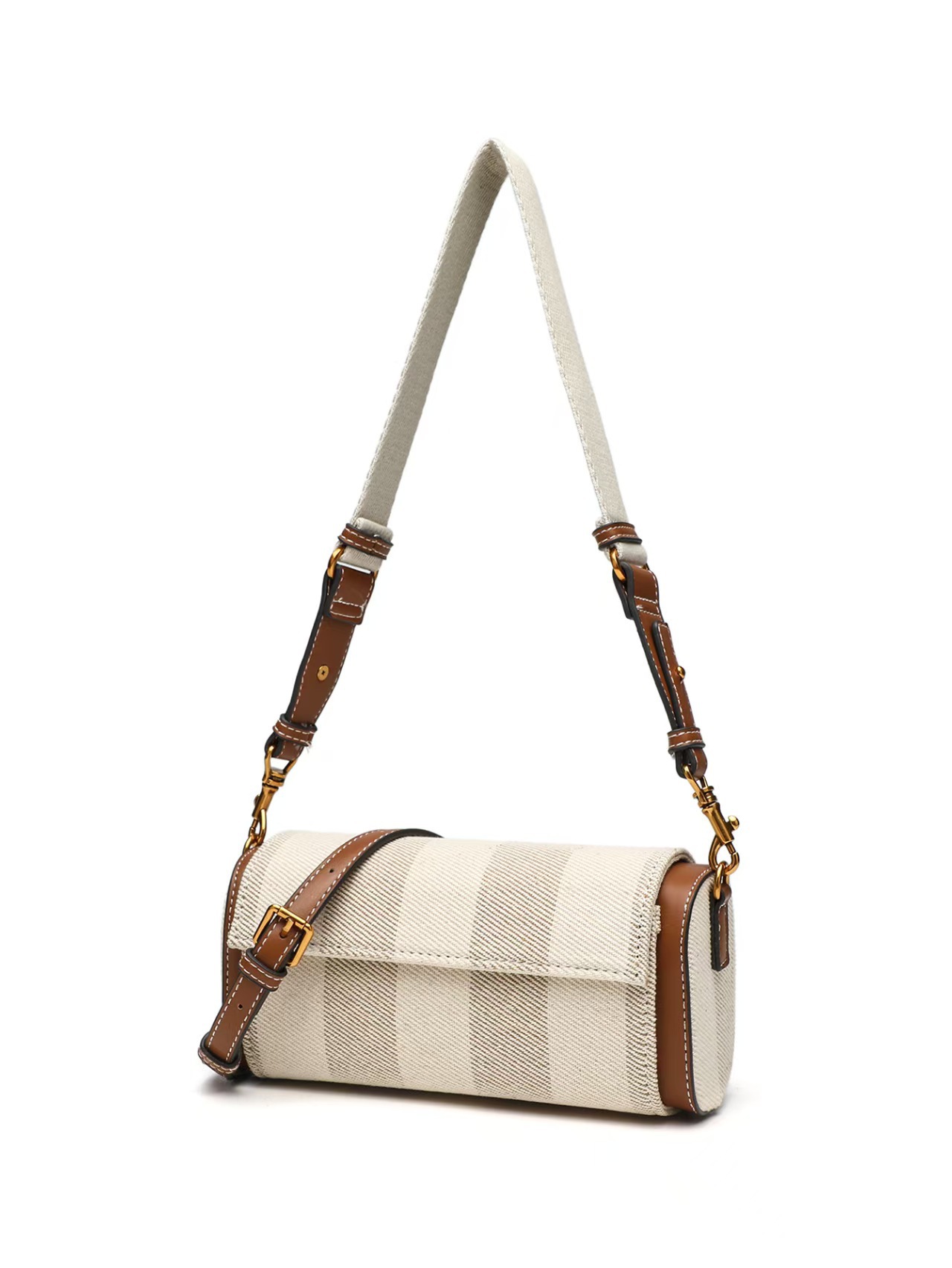 ZARA Style 2026 New Plaid Baguette Bag Women's Shoulder Crossbody Bag Versatile Commuter Handbag Pillow Bag - Thumbnail 6