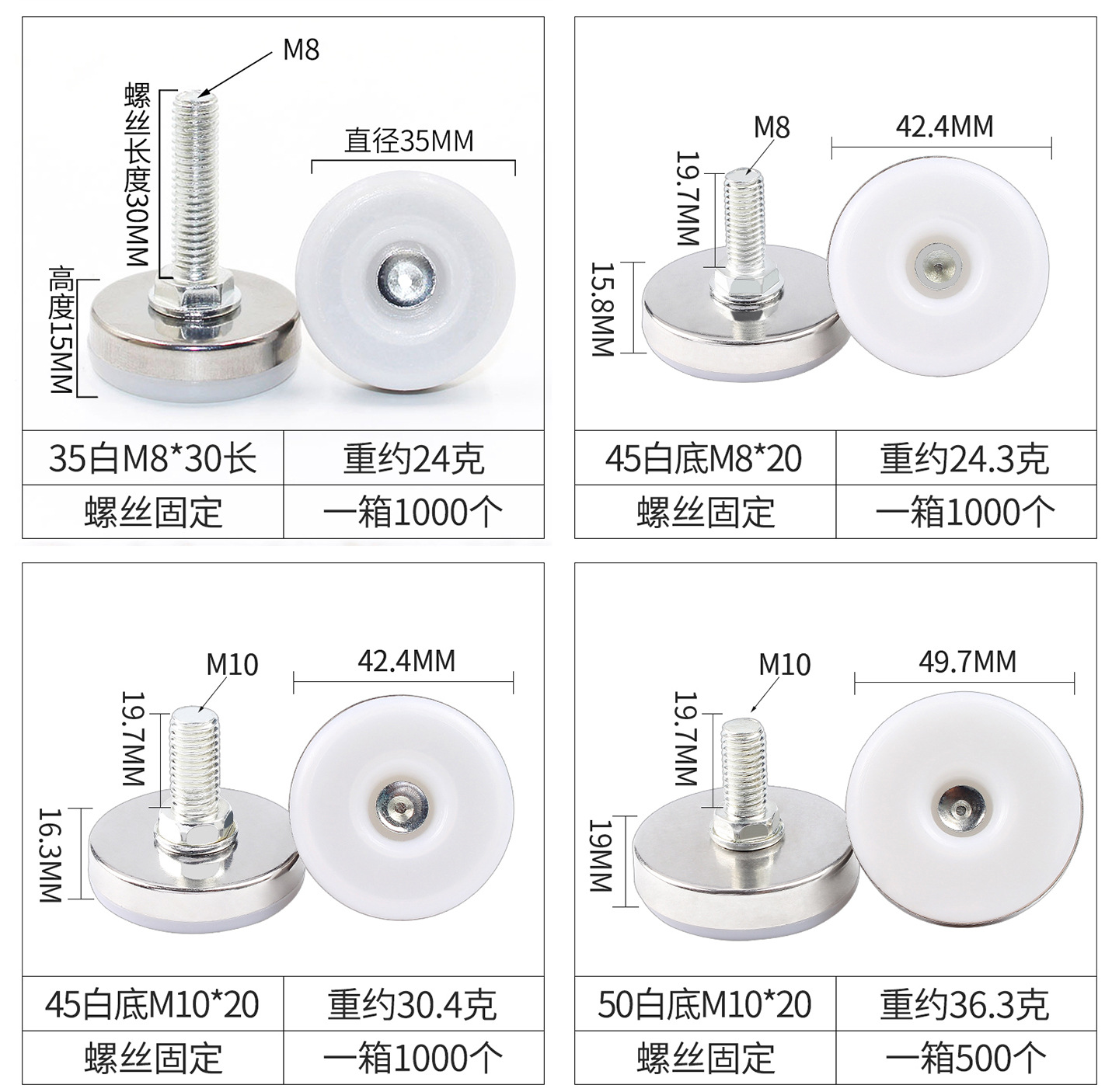 D-_Store pictures_Adjustable plastic breathable glass buckle_Stainless adjustable feet_Details page 7