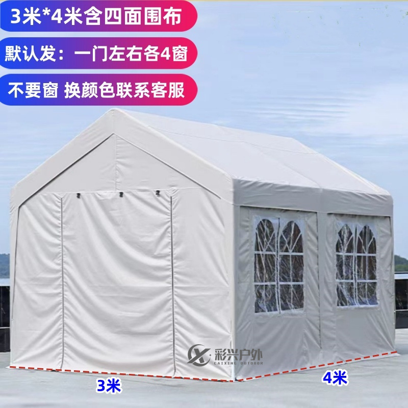 3m * 4m 4면 천과 두꺼운 캐노피 포함