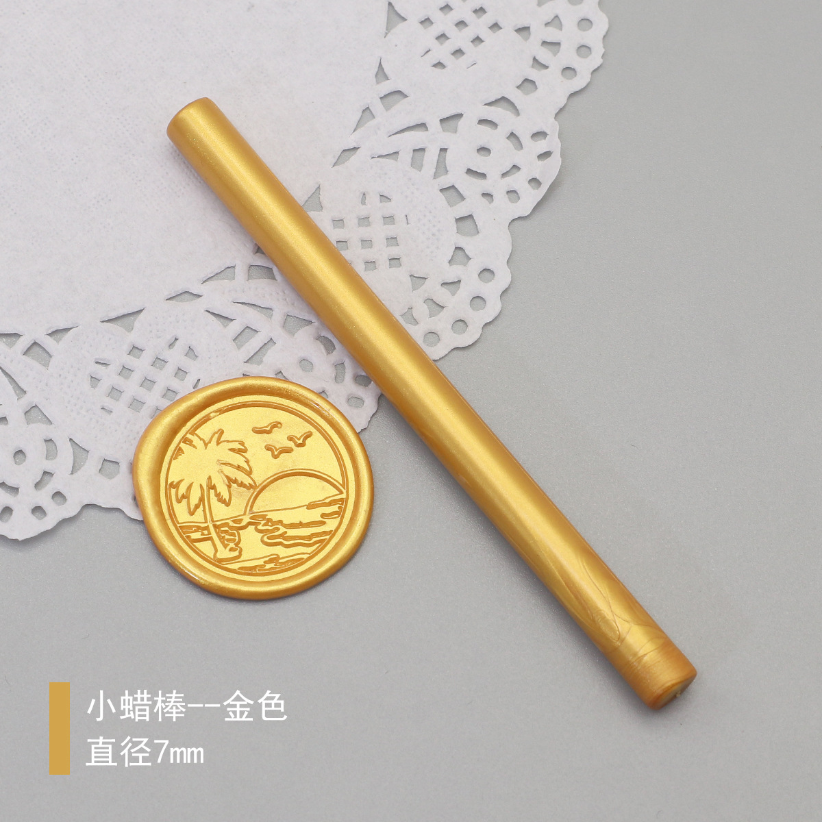 Palo de cera de pintura al fuego 94 colores 10*0,7 cm La barra de cera pequeña redonda se puede mezclar con la pistola de cera se puede utilizar en fábrica al por mayor