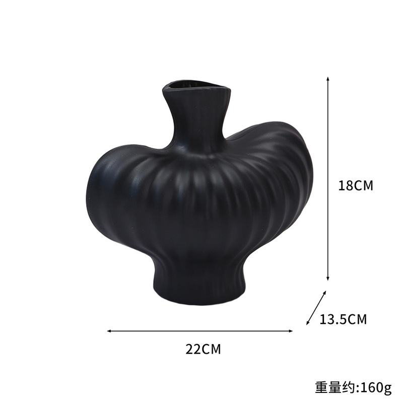 北欧ins风艺术花瓶简约塑料花瓶创意造型房间装饰花瓶高级感花瓶|undefined