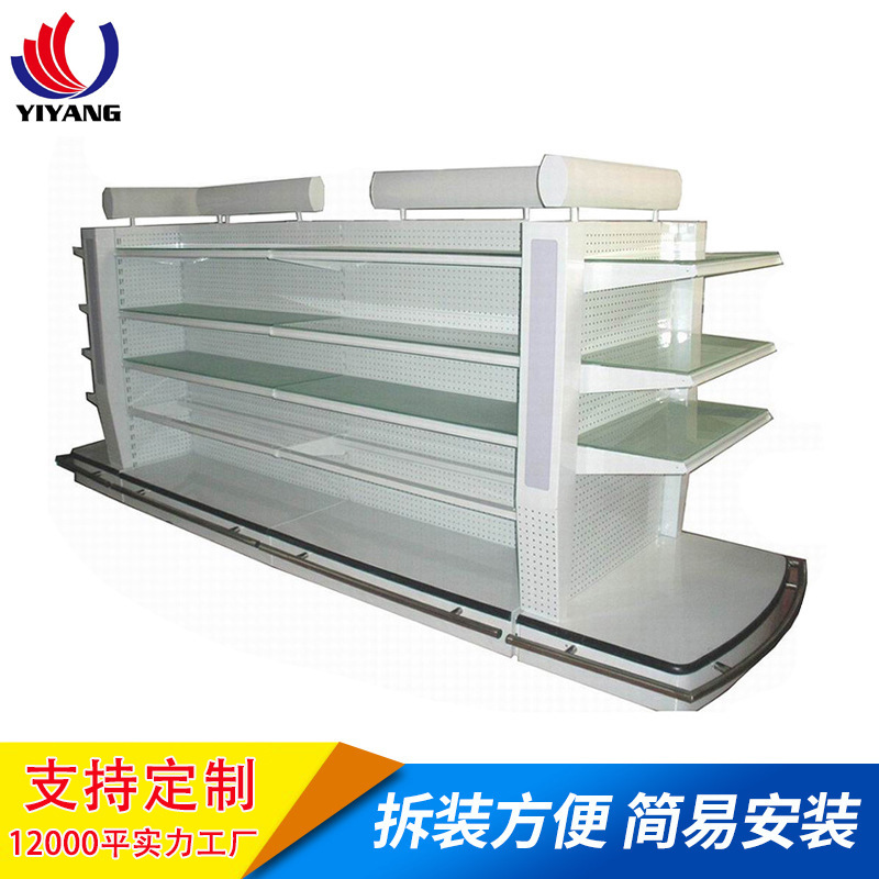 平背板多层金属超市货架  商场超市加厚货架展示架厂家批发