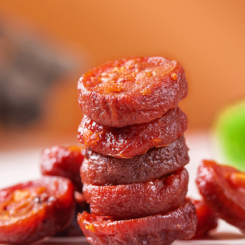 Original Flavor Wangzhongwang Dried Hawthorn 500g Fresh Hawthorn Slices, Time-Honored Taste—Snowy Mountain Hawthorn: Sweet and Tangy Preserved Fruit, Specialty Snack