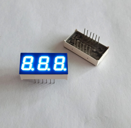 0.4英寸3位蓝光数码管4301AB/4301BB.蓝光数码管0.4英寸