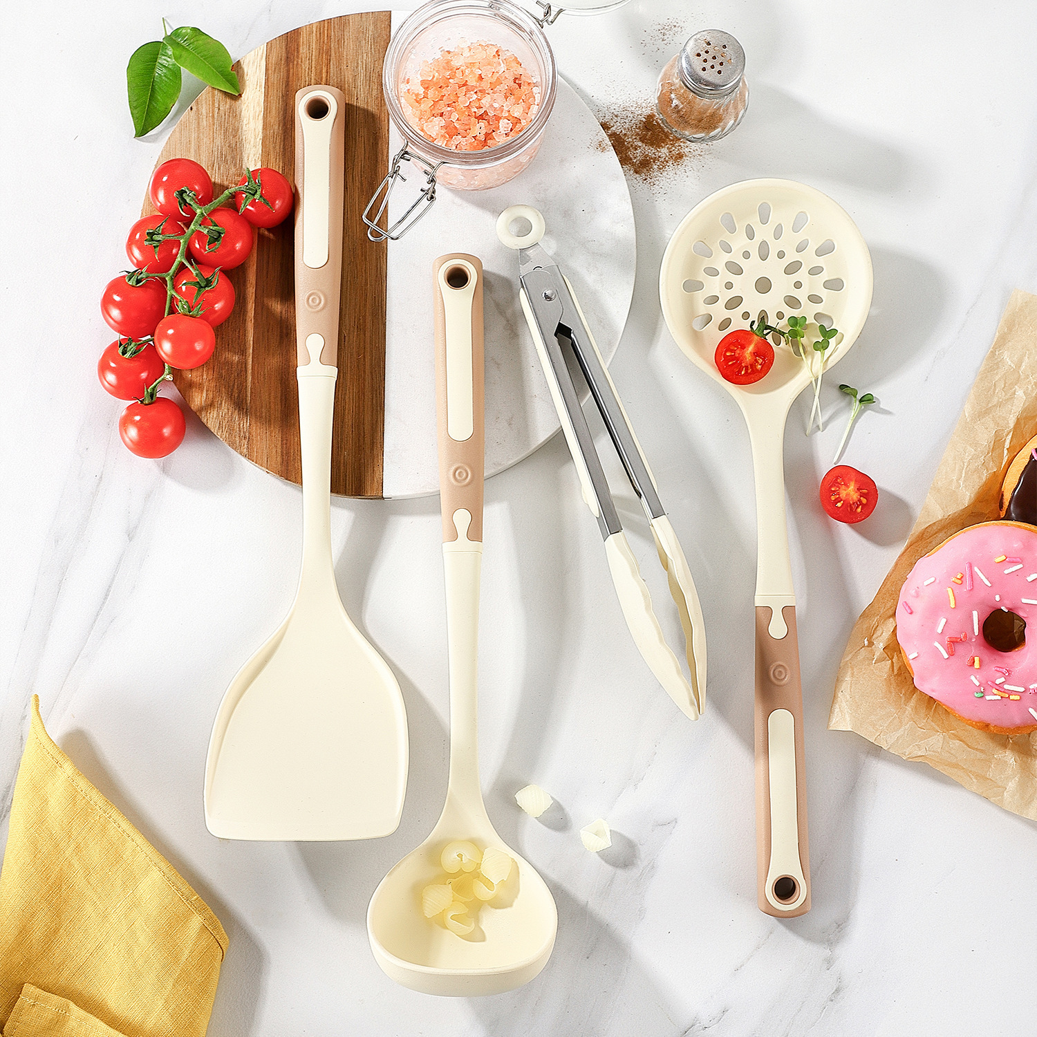 Silicone spatula non-stick pan cooking spatula spoon stir-frying…