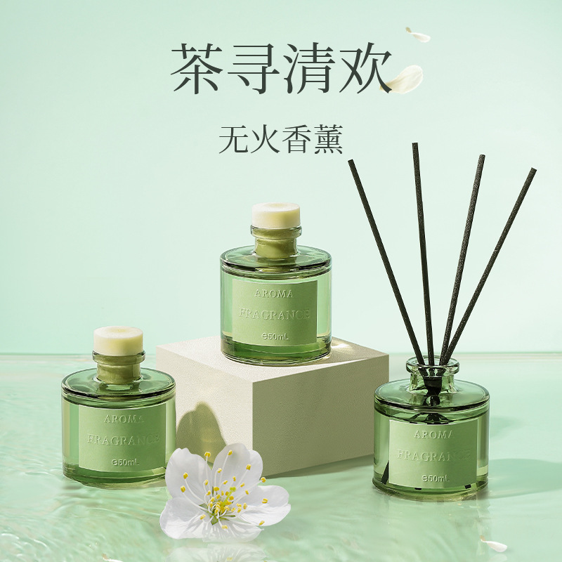Miniso's Same Style Four-Season Tea Fragrance Essential Oil for Home Use, Long-Lasting Fragrance for Bedroom, Hotel, Bathroom, and Aroma Diffuser Ornament
