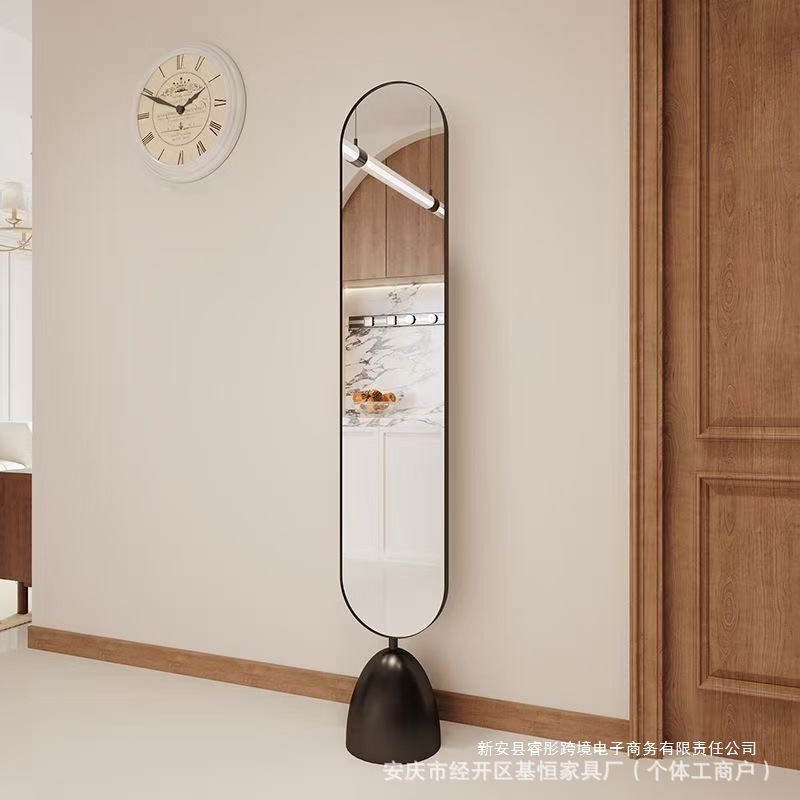 ファッショナブルな家庭用ドレッシングミラー、全身鏡、フロアミラー、リビングルームとベッドルーム、便利、モダン、ミニマリスト、インターネットセレブ、ライトラグジュアリー|undefined