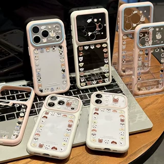 围圈小猫小狗秒变苹果17promax适用iphone16透明硬壳多巴胺星空壳