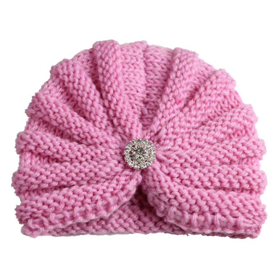 Европейская и американская детская шапка, Детская фетальная шапка, Детская Однотонная легкая пластина, шапка ручной работы, шапка из шерсти с морщинами для младенцев