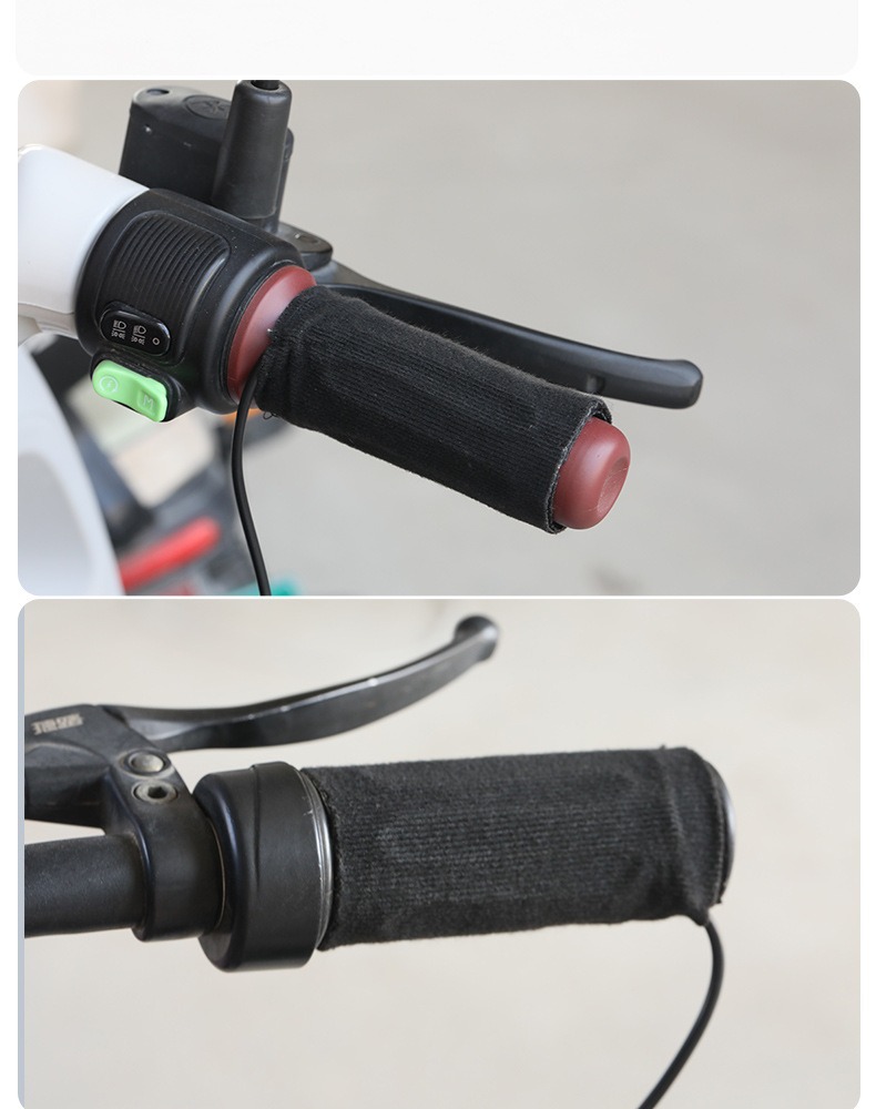 USB Rechargeable Heated Handlebar Covers, Winter Electric Vehicle Handlebar Gloves, Electric Heated Handlebar Covers