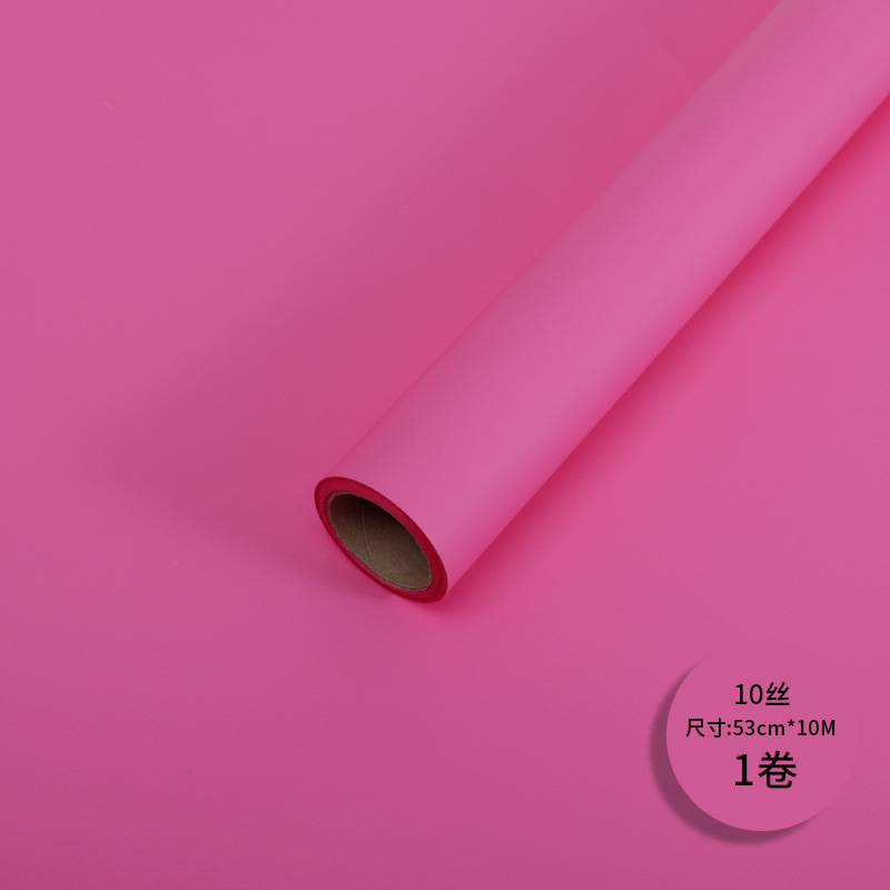 Red popular 10 seda coreana papel de estilo amor mate niebla papel esmaltado espesado impermeable duro florista de papel de envoltura