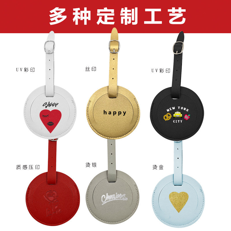 DIY luggage name tag, anti-lost luggage tag, travel suitcase name tag, stylish luggage identification tag