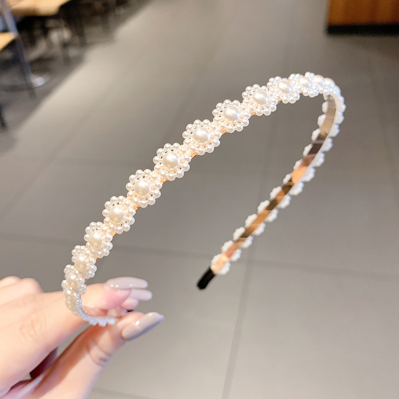Retro francés de alto nivel sensación de perla fijación de cabello temperamento femenino de presión de cabello universal fijación de cabello no es fácil de caer tarjeta de cabello
