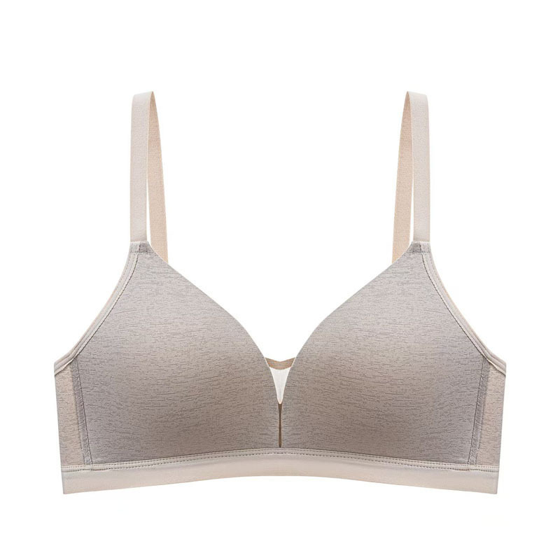 Comercio exterior transfronterizo simple sin marca ropa interior pequeño pecho sin anillo de acero respirado delgado sujetador de mujer 7828# en stock