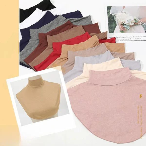 European and American hot new modal fake collar monochrome simple all-match bottoming shirt cover scarf women YW224