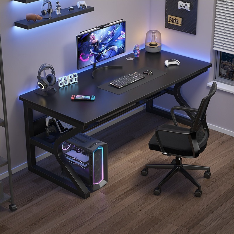 Computer Desk Desktop Home Desk Light Luxury Bedroom Desk Game Desk High-End E-Sports Desk Small Apartment Desk
