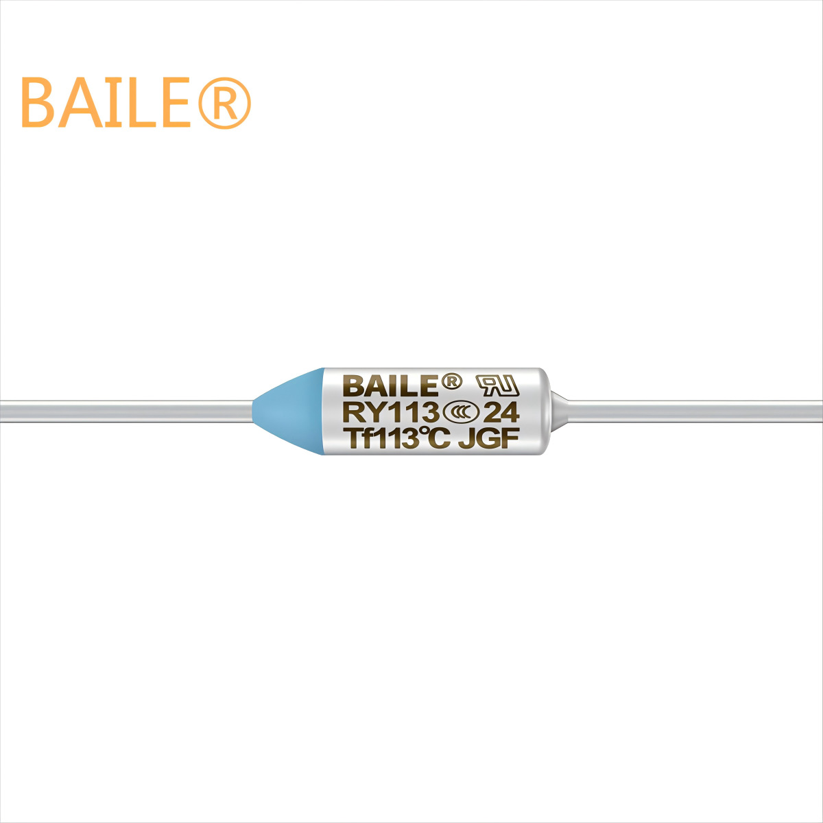 BAILE百乐直销 UL高端金属系列温度保险丝113℃热熔断体
