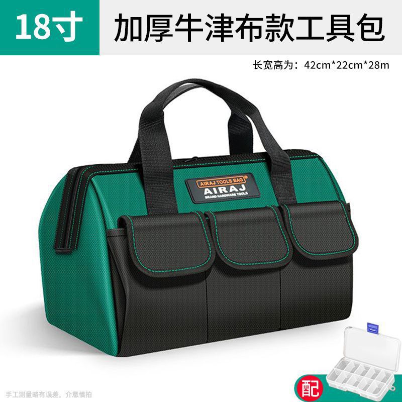 Kit de herramientas eléctricas, lienzo grueso resistente y duradero, bolsas de herramientas de carpintería portátiles multifuncionales para el mantenimiento al por mayor