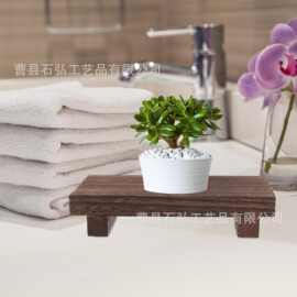 木质品方形置物架桌面手办展示收纳架展示板桌面拍照装饰置物板
