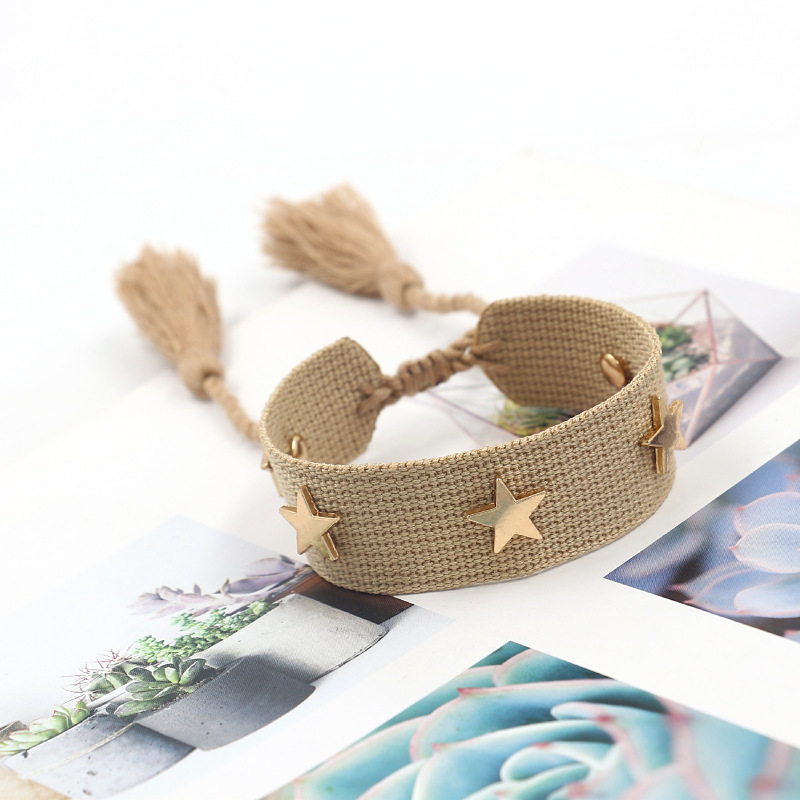 Ethnic Style Streetwear Star Polyester Unisex Bracelets display picture 4