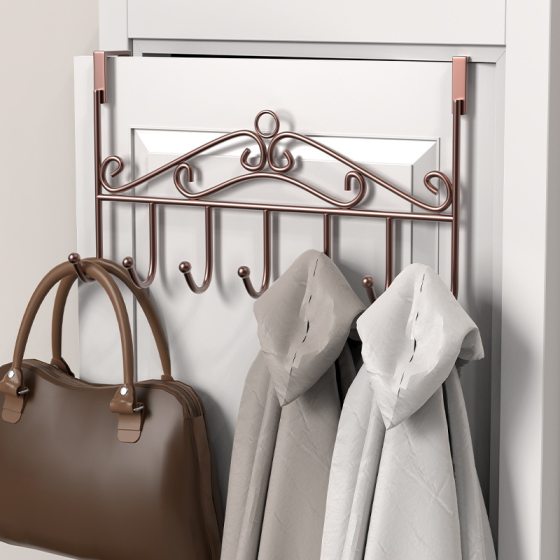 Door Hanging Clothes Hook No Punch Door Hook Household Toilet Door Hook Bedroom Door Hook Clothes Hook Rack