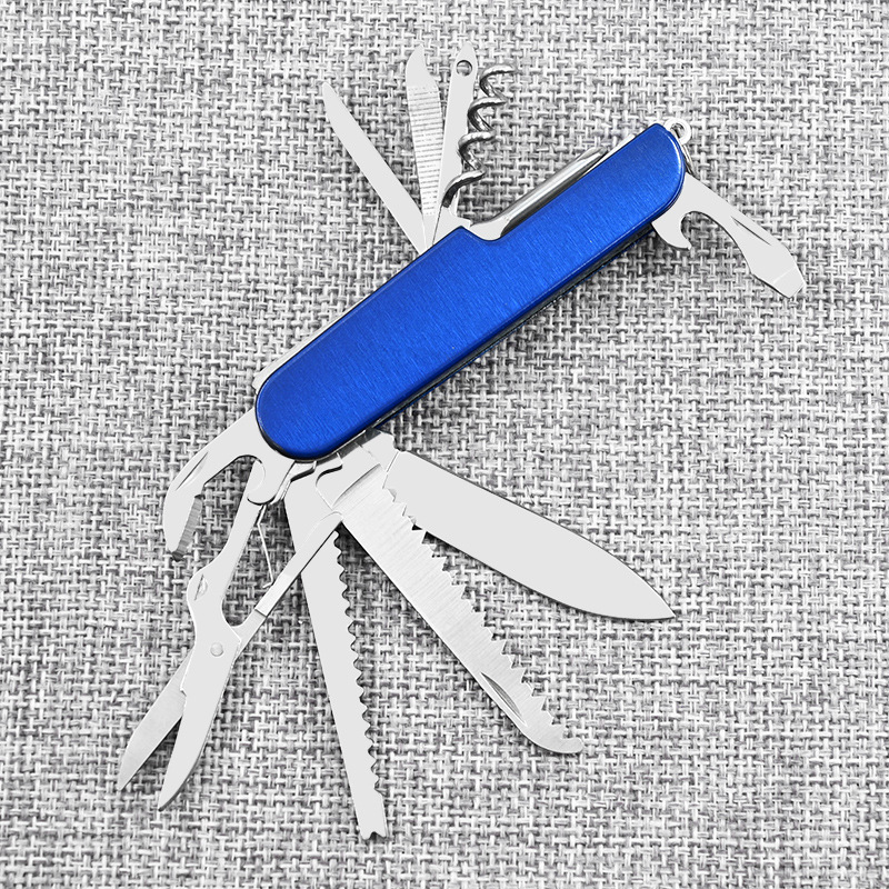 11开多功能小刀户外折叠便携迷你工具刀野营EDC礼品随身军刀LOGO