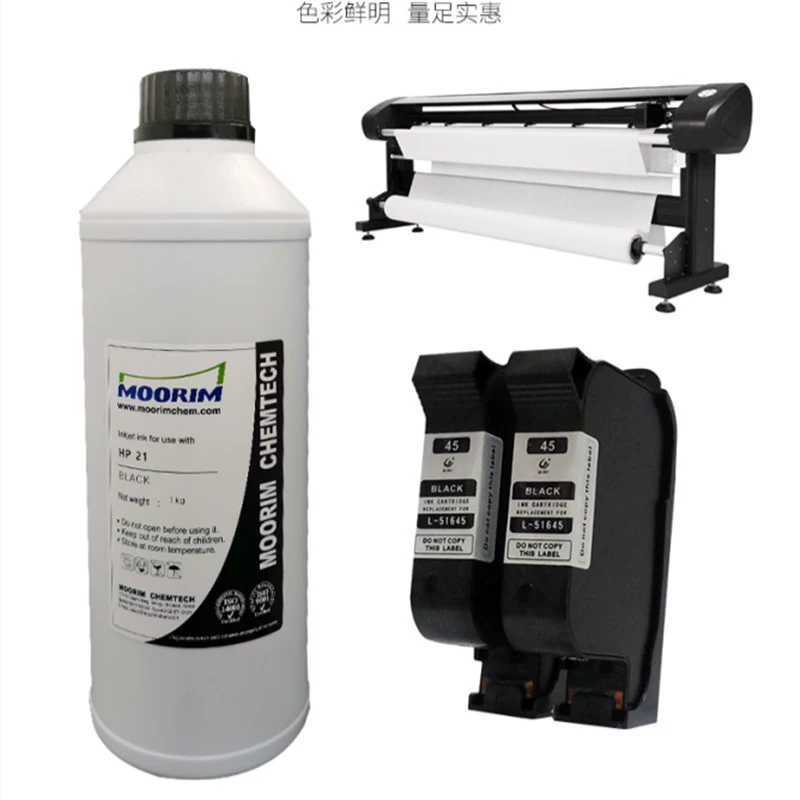 6BVQ подходит для чернильного картриджа HP HP45,ink garment plotter CAD маркер принтер для непрерывного снабжения 45 масла