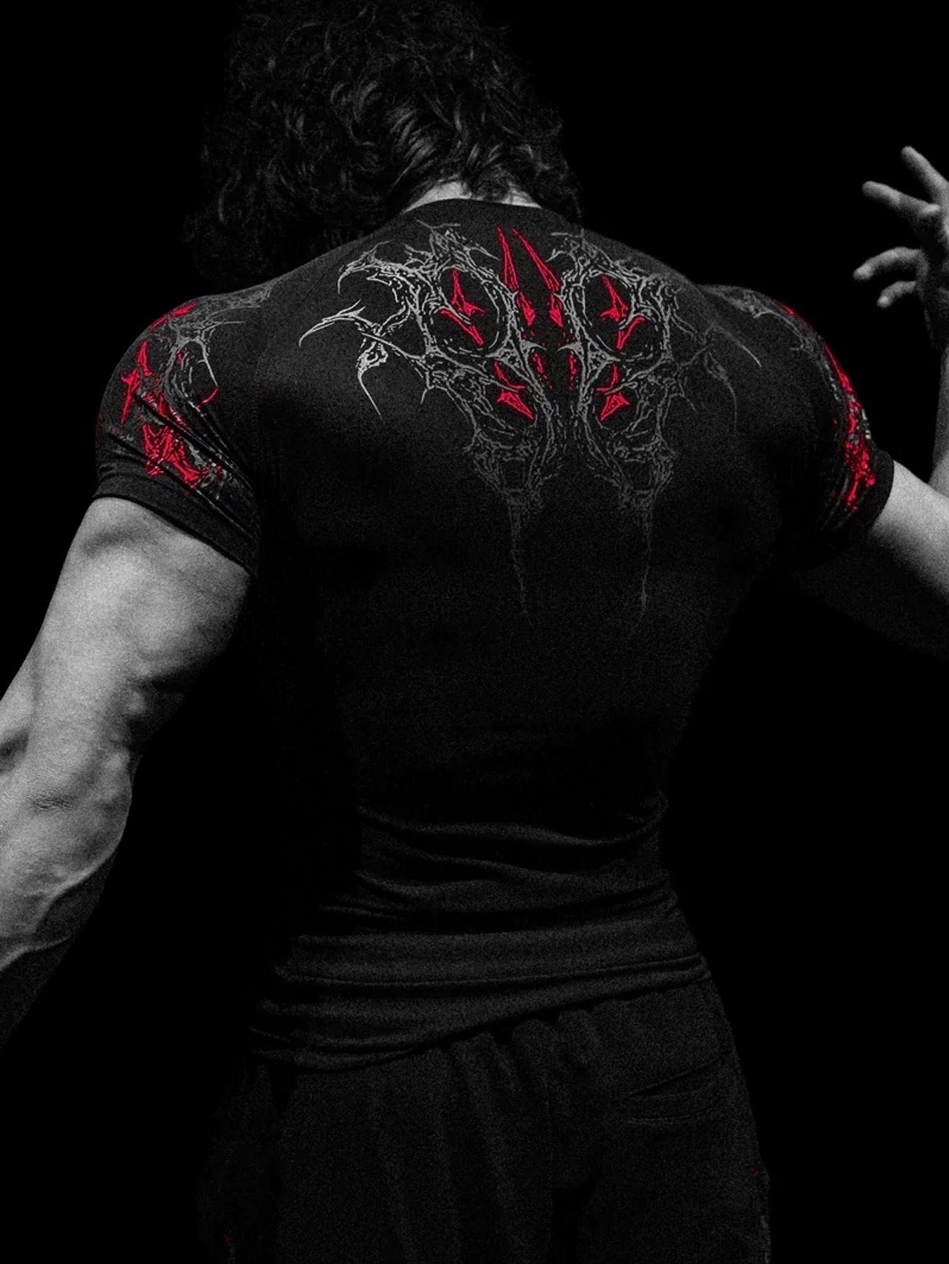 Breathedivinity Men's Fitness Top Sports Training Stretch Tight T-Shirt Cycling Quick-Dry Clothing 008_viptrois.com