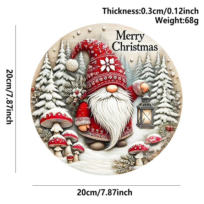 現物クリスマス円形ロゴ掛け木製クリスマス掛けシリーズ表札装飾クリスマスパーティーペンダント|undefined