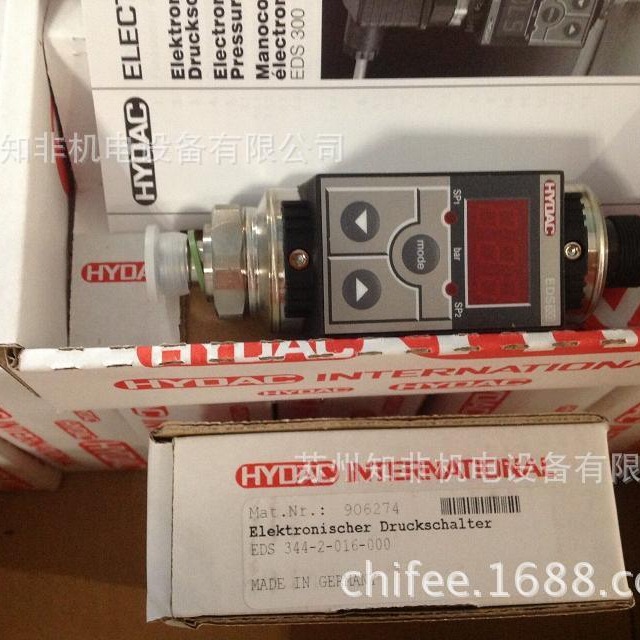 德国HYDAC贺德EDS344数显压力开关EDS3446电子压力继电器HDA4744