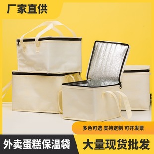 Takeaway Ice Cream Cake Insulation Bag Food Cold Storage Bag Barbecue Grilled Fish Seafood Cold Storage Bag Takeaway Insulation Bag