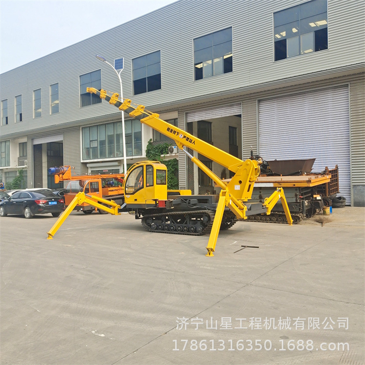 橡胶 钢制履带起重机 5吨橡胶履带蜘蛛吊 异型履带自制吊车